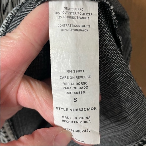 size small black and white Rewind mini dress - Picture 3 of 7